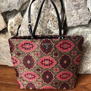 Mini Prada Brocade Bag